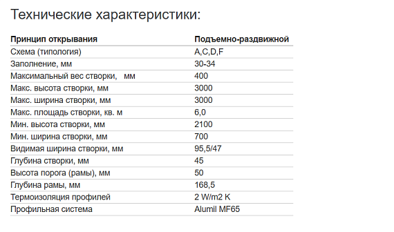 Двери гармошка Alumil MF65 фото 4